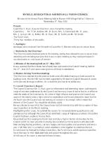 MYDDLE Minutes Annual Parish 2026